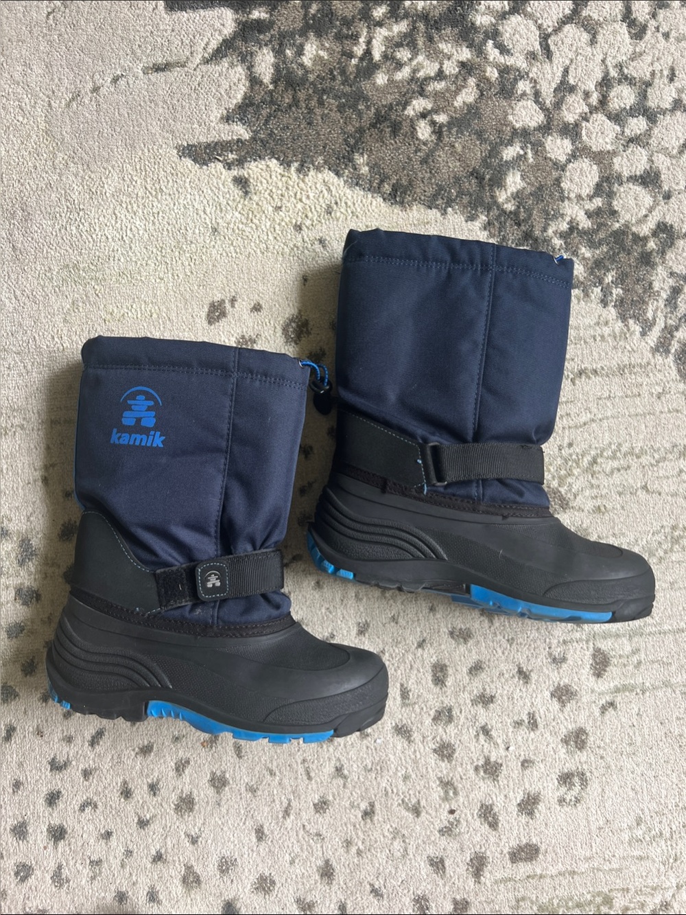 Kamik Rocket Kids’ Waterproof Winter Boots - Navy Blue